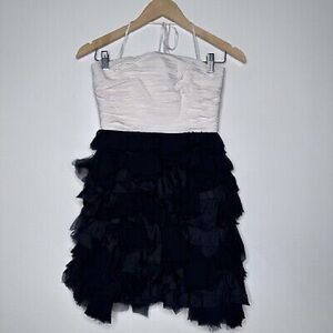 Alice and Oliva black and white dress